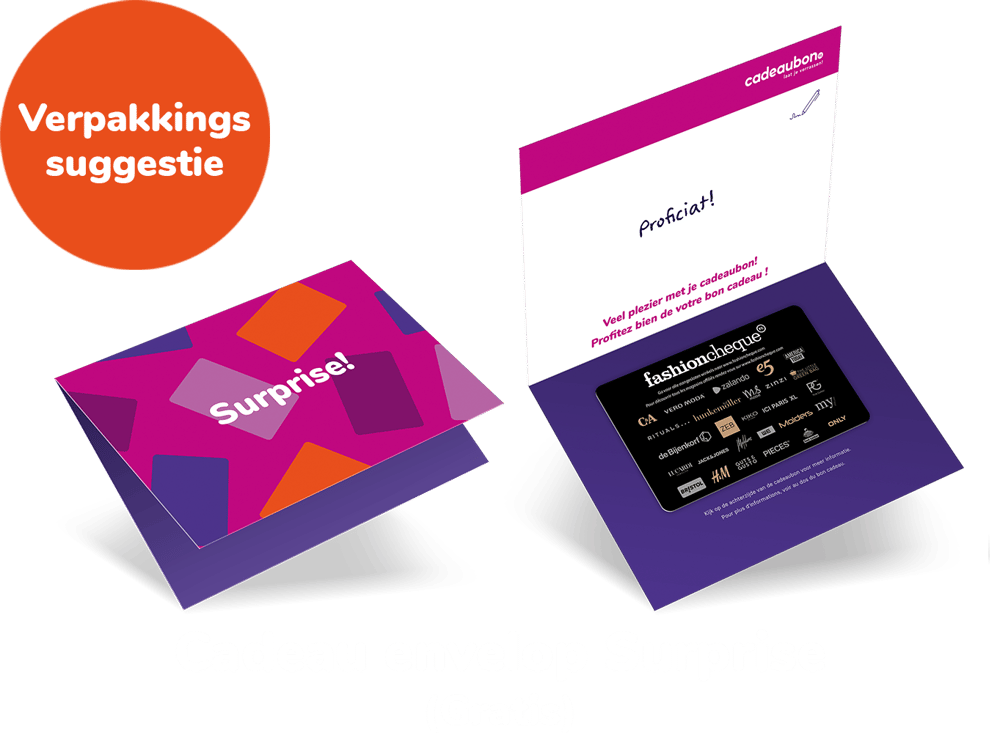 Cadeau envelop surprise